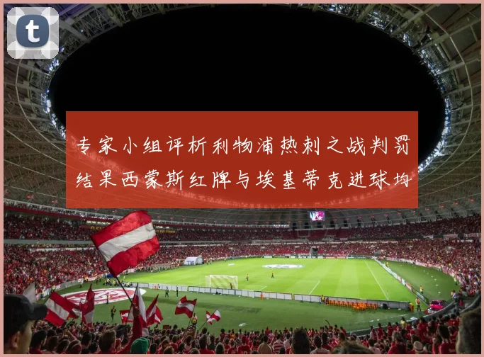 专家小组评析利物浦热刺之战判罚结果西蒙斯红牌与埃基蒂克进球均属合理